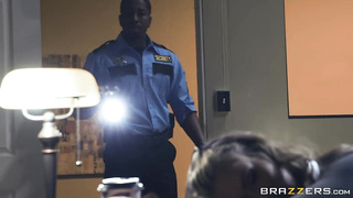 Security Guard Finds Pornstar Lena Sleeping