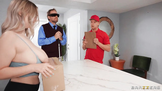 Brazzers Chubby Chick Fucked In Front Of Blind Hubby!