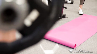 Titjob In Gym With Cherie Deville