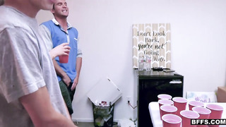 Beverage Pong Ends Up In Bff Porn