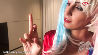 Cosplayer Harley Quinn Is In Deep Need Of Cock