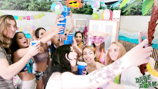 Fun Summer Party With Cock-Hungry Sluts