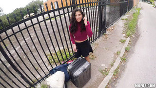 Stranded Luscious Latina Is Very Grateful