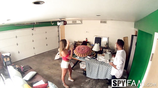 Stepdad's Mancave Opening Ceremony Turns Sexual!