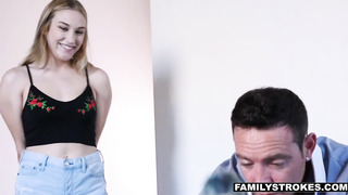 Cute Kasey Miller Sucking Her Stepdad For Some Cash
