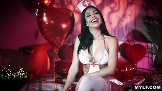 Valentine's Day Nurse Cosplay Ft. Canela Skin