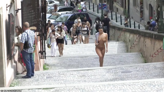 Public Nudity In An Old European City