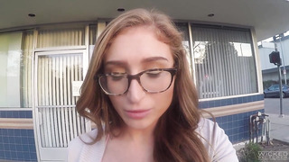 Hot Girl With Glasses Gets Fucked By A BBC