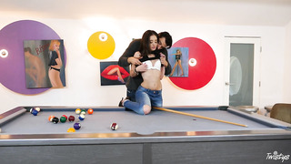 Beautiful Gia Explores The Boundaries Of The Pool Table Sex