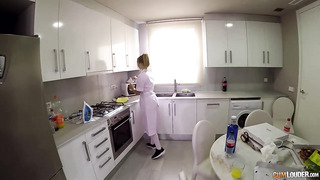 Maid Fucked For Money POV Style