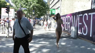 A Lonely Girl Naked In Berlin