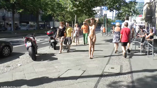 A Lonely Girl Naked In Berlin
