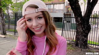 Ultra Hot Teen Alex Blake Gets Public Cocking For 20 Bucks