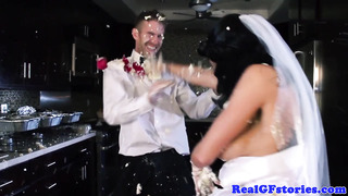Busty Bride Facialized By Her Ex
