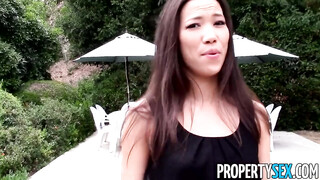 Hot Asian Real Estate Agent Fucking Her Client