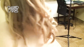(Full) Shy 18 Yo. Blonde Teens First Time On POV Cam!