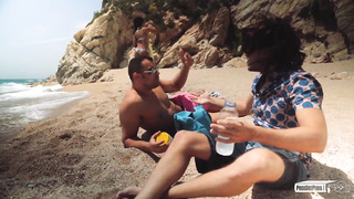 PORNDOE PEDIA - Beautiful Portuguese Slut Noe Milk Beach Seduction On PORNCOMP