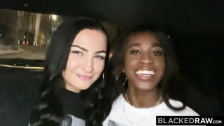 BLACKEDRAW - Fan Girls Mila & Nicole Devour Anton's Huge Bbc On PORNCOMP