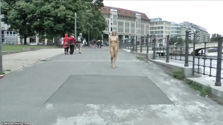 Blonde Czech Teen Showing Her Hot Body Naked In Public