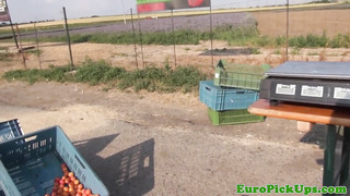 Czech Teen Selling Strawberries & Pussy