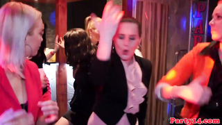 Euro Slut At A Party Gets Her Pussy Finger Blasted