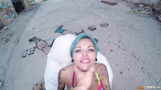 Punk Girl Fucked On The Street