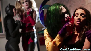 The Joker Has A Serious Threesome With Harley Quinn & Catwoman