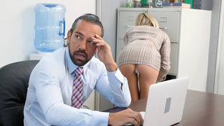 PASSIONHD - Office Tease Gets Bosses Dick Hard On PORNCOMP