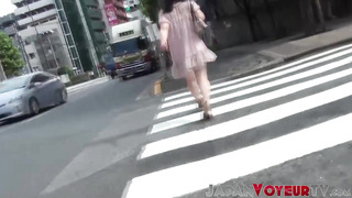 Japan Voyeur Tv - Japanese Girls Reveal Up Skirt & Panties In Public