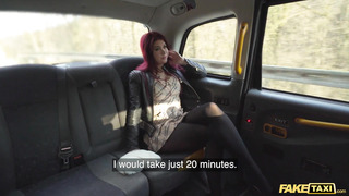 Fake Taxi English Gym Tutor Shows Off Her Flexible Pussy