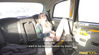 Fake Taxi Real Raunchy Art Horny Student Loves Taking A Big Dickin Her Rear End