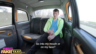 Female Fake Taxi He Nearly Cums In His Own Mouth During Epic Reverse Cowgirl Fuck