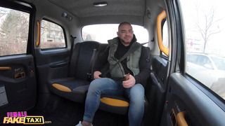 Female Fake Taxi Driver And Her Sexy GF Treat Birthday Man To A Hot Filthy Bisexual 3Way