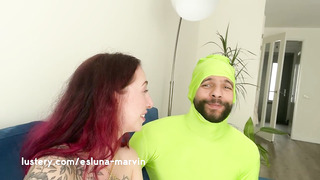 Lustery Couple Esluna & Marvin Have Dress-Up Sex Session!