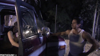 Big Boobed Madison Scott Rides Hung Stud Boyfriend In Broken Down Truck