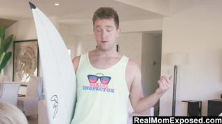 Horny Step-Mom Dana Dearmond Seducing Her Innocent Surfer Step-Son