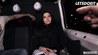 Phat Ass Chick Alina Lamour Rides Hard Cock In Backseat Of Bus - LETSDOEIT