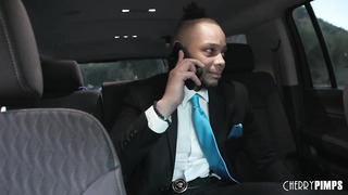 CHERRYPIMPS - Chauffeur Judy Jolie Wants Donny Sins Big Black Cock After Driving Him Home On PORNCOMP