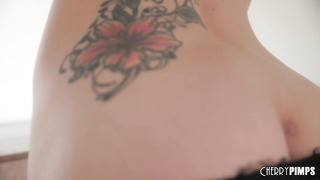 CHERRYPIMPS - Tattooed Big Tits Alt Slut Maddy May Deepthroats & Gets Fucked On PORNCOMP
