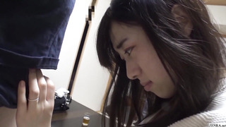 Hairy Japanese Wife Takes Part In First Cuckolding Experience While Husband Watches