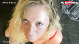 MyDirtyHobby - Blonde Slut gets a quickie and cum on her ass