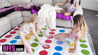 Teens In Pajamas Get Wild After Game Of Twister - BFFS