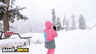 BANGBROS - Wholesome Winter Fun With Amia Miley, And Some Provocative Content As Well