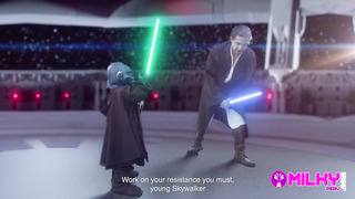 PARODY STAR WARS - Master Yoda Fucks The Hot Princess Leia