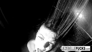 Jezebelle gets steamy in the shower