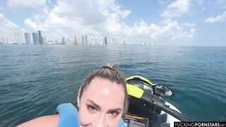 JetSki POV Fuck With Wild Mackenzie Mace And Aquatic Voyeurs. I LOVE MIAMI!!