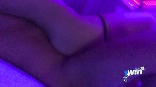 Intense sex with a slim, stellar Chinese lady under ultraviolet light - super scorchi