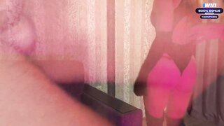Redheaded mega-bitch gave exceptional head and cummed on her high shoes - XXX!