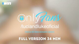 Masturbating with my individual trainer, I make him cum on my ample backside - sexy!