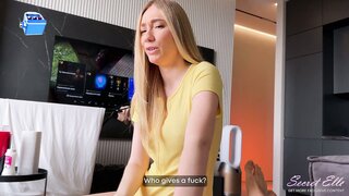???? Broke Stepsister’s Dirty Deal: Free Rent for Raw Creampie!